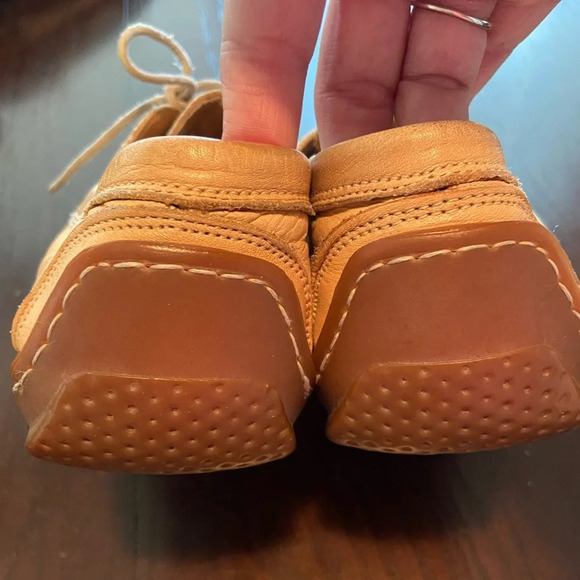 Vintage Italian MOCASSINO Tan Leather Loafer Sz 40 US 10 Women’s - Picture 3 of 8